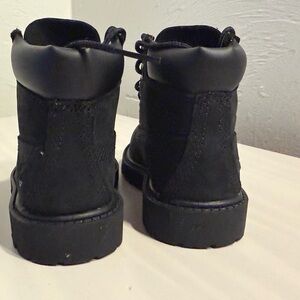 Timberland Black Nubuck Toddler Boots
